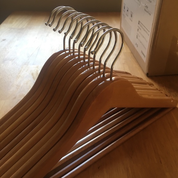 SOLD 100% solid lotus wood hardwood hangers - Picture 4 of 7